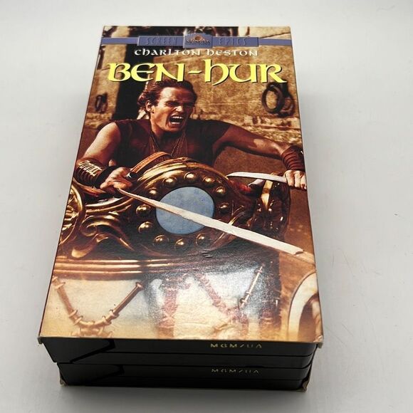 Ben Hur VHS 1959, 1986 2 Tape Set - Picture 1 of 3
